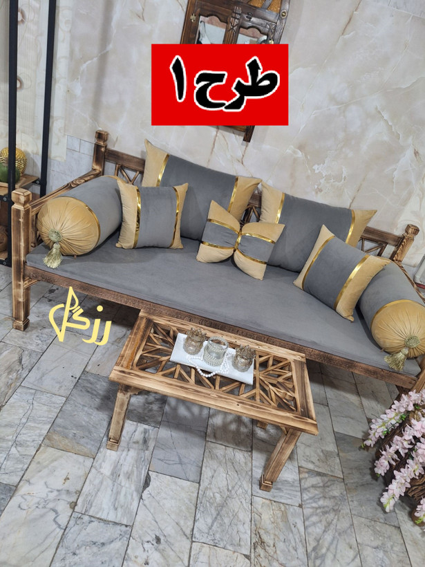 ست 8تکه شاه نشین،از جنس مخمل کالیفرنیا