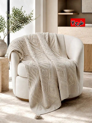 شال مبل پرشین؛ سایز 130 در 160 - ترکیبی از زیبایی، لطافت و حس گرما در دکوراسیون خانه